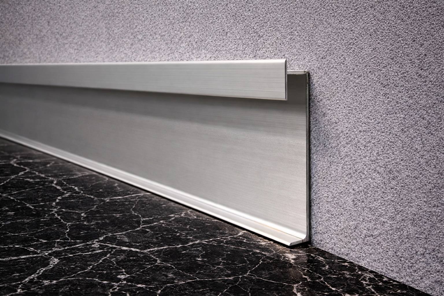 Алюминиевый скрытый плинтус Fezard ALP-GT60-10