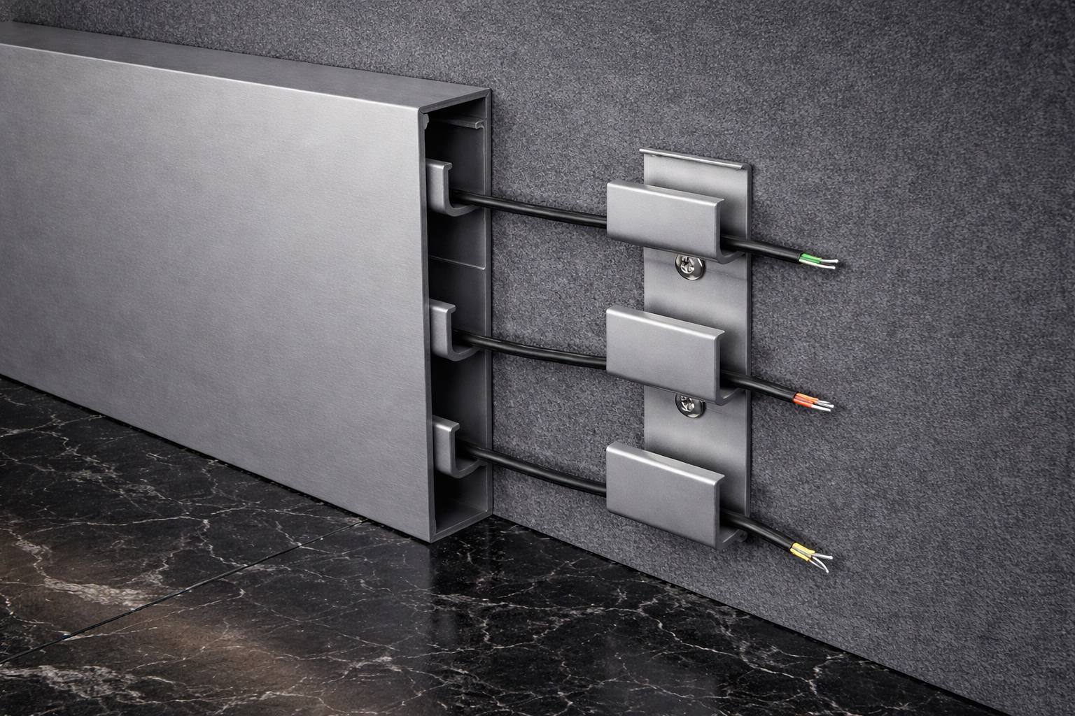 Алюминиевый плинтус Fezard ALP-G100