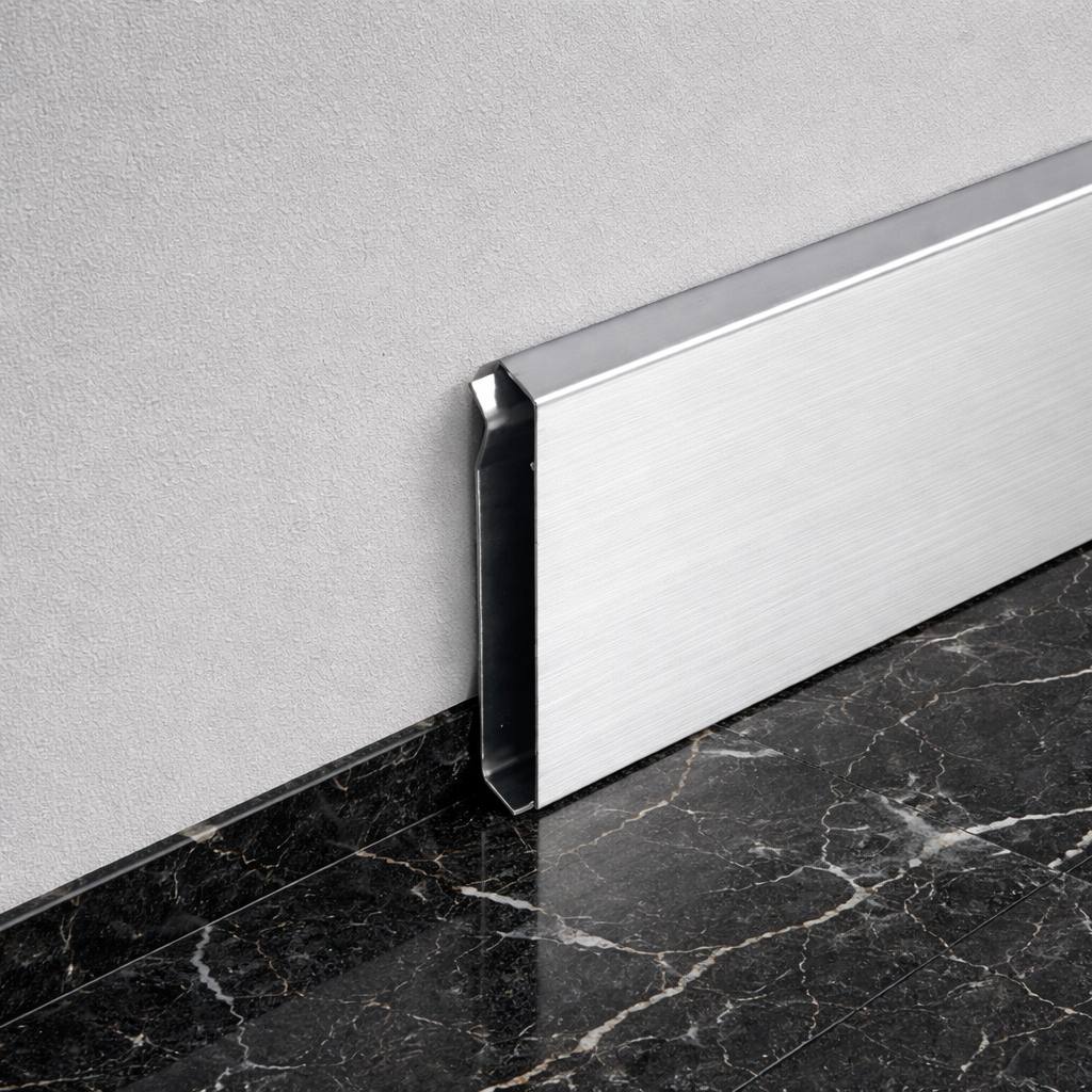 Плинтусы из нержавейки Fezard NS-С 40-200 мм