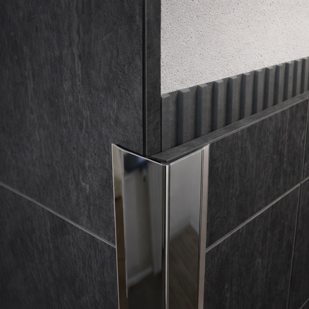 Уголки из нержавейки с подгибами Fezard ST-V